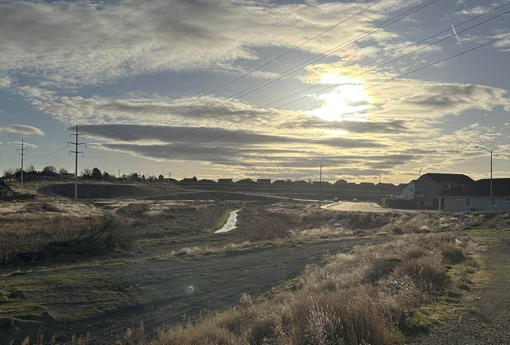 water in the wasteway