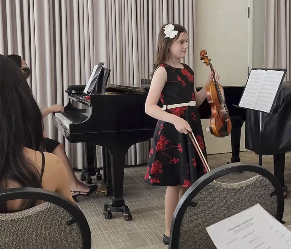 mandy violin recital