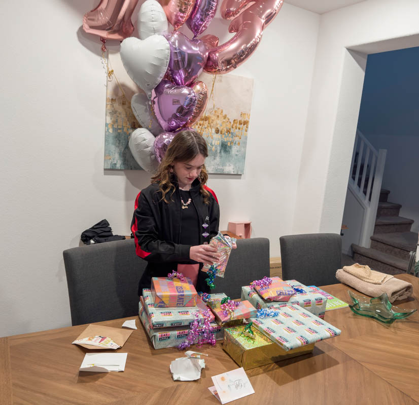 amamda birthday morning