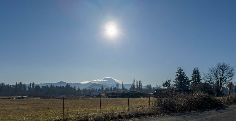 mt ranier from enumclaw